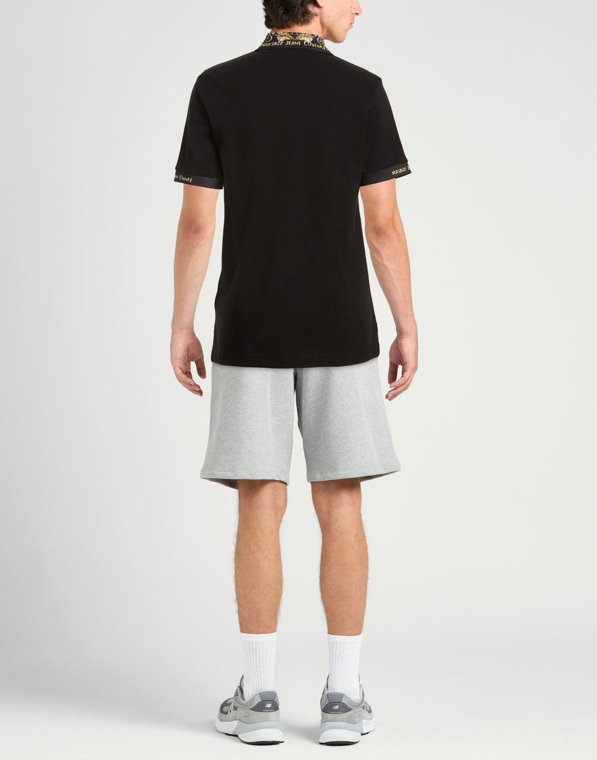 Versace Jeans Couture Mens Polo shirt in Black