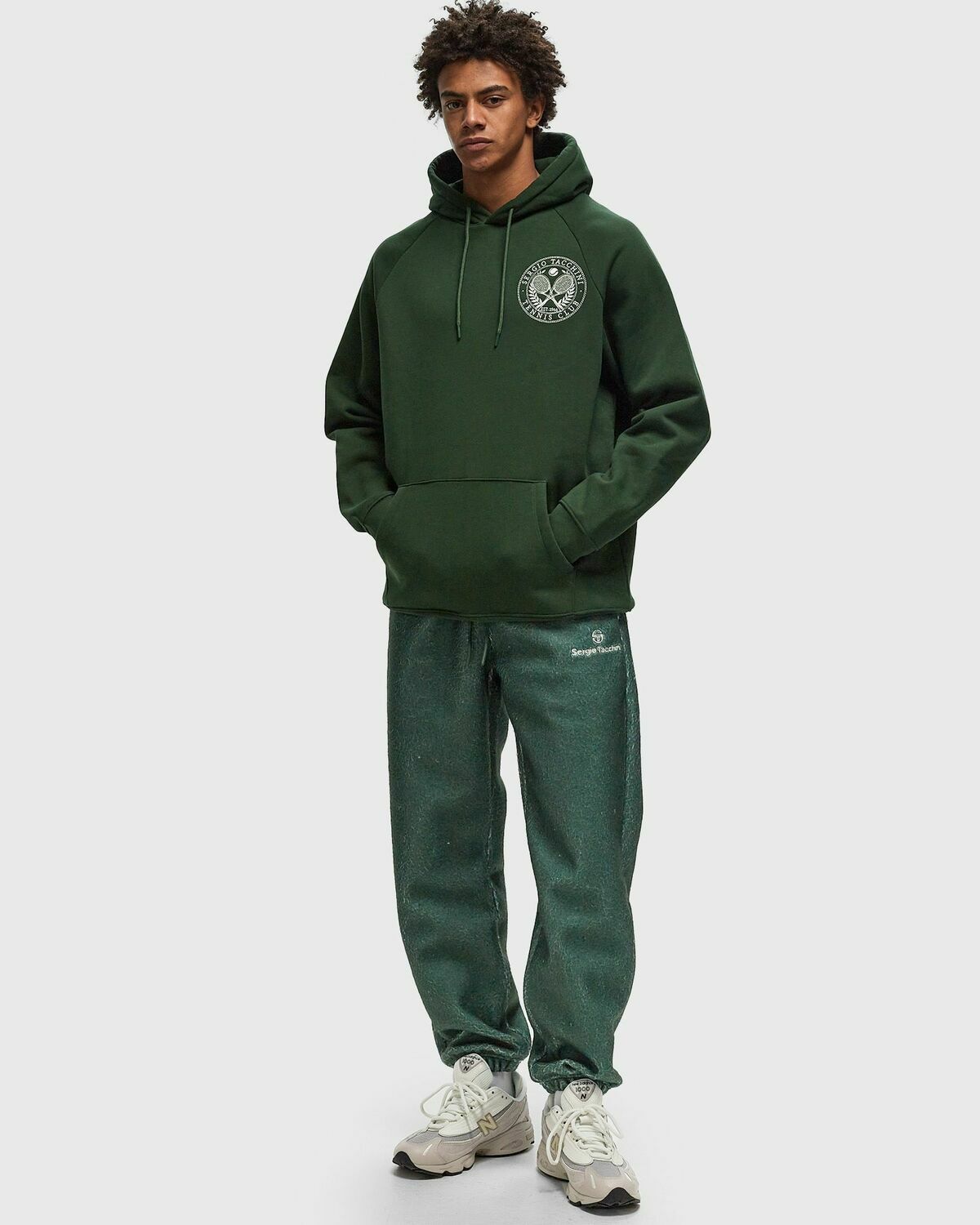 Sergio Tacchini CIRCOLO HOODIE SWEATER Green Mens Hoody