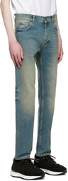 Courrèges Blue Faded Jeans