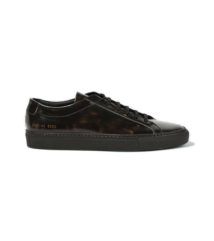 Photo: Common Projects Achilles Fade patent leather sneakers