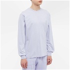 Colorful Standard Men's Long Sleeve Oversized Organic T-Shirt in Soft Lavender