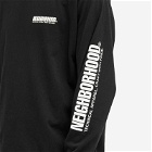 Neighborhood Men's 1 Long Sleeve Printed T-Shirt in Black