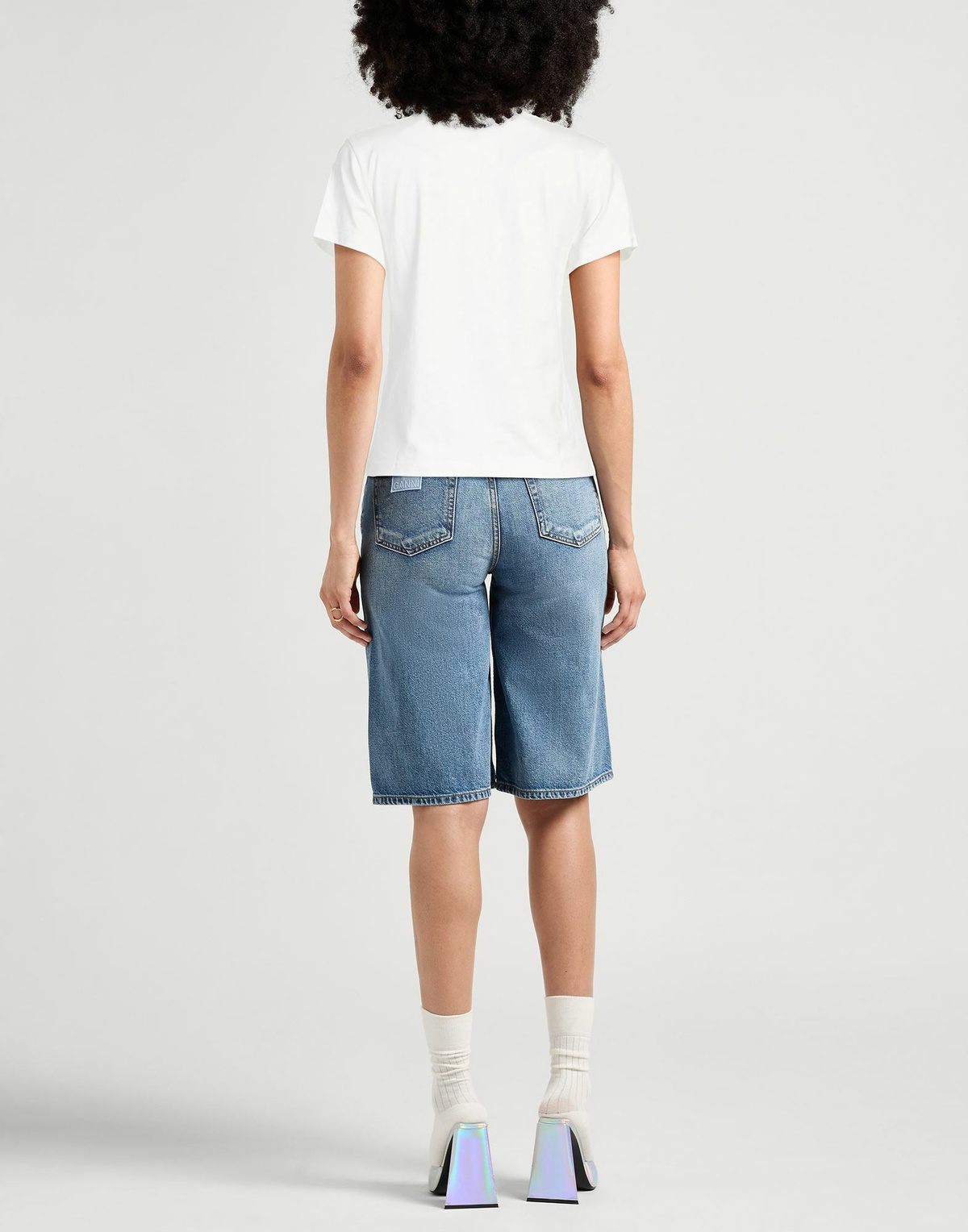 Courrèges Womens T-shirt in White