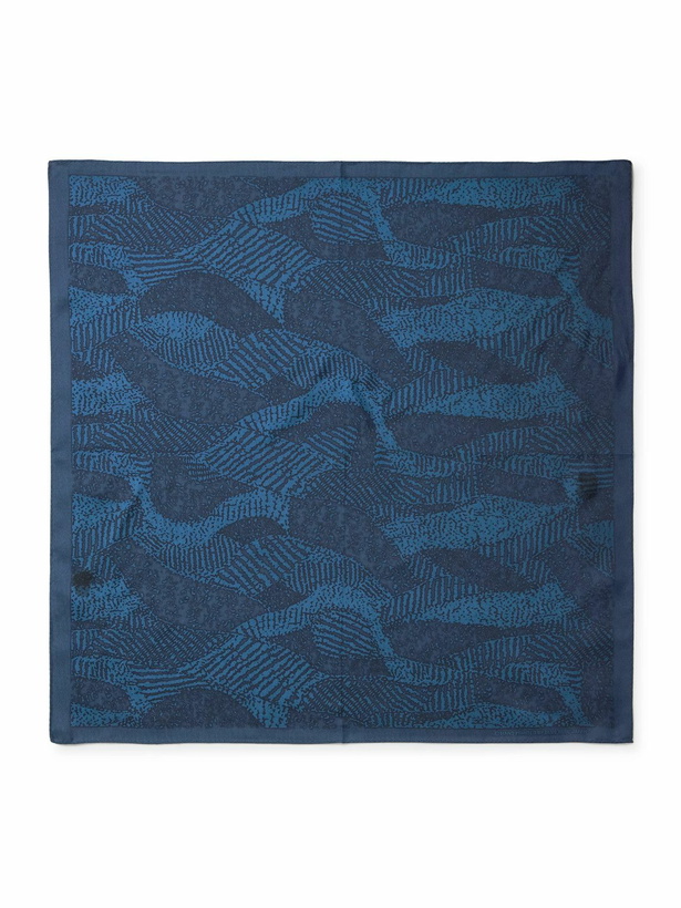 Photo: Blue Blue Japan - Wind Flow Printed Silk Bandana