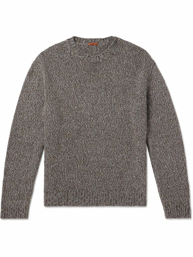 Photo: Barena - Alpaca and Merino Wool-Blend Sweater - Gray