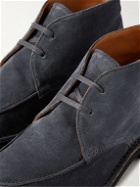 Mr P. - Andrew Split-Toe Regenerated Suede by evolo® Chukka Boots - Gray