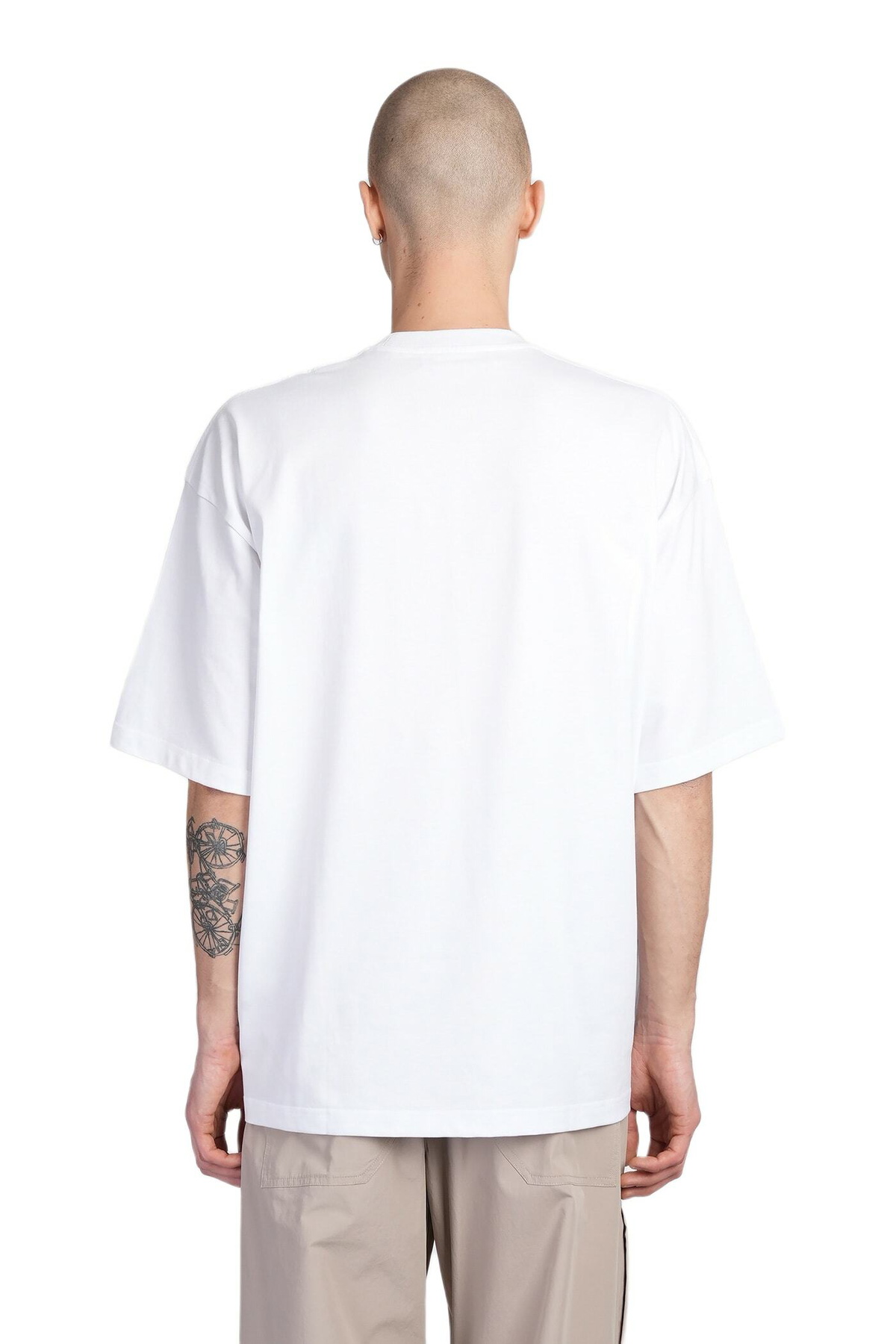 DARKPARK Mick T-shirt In White Cotton