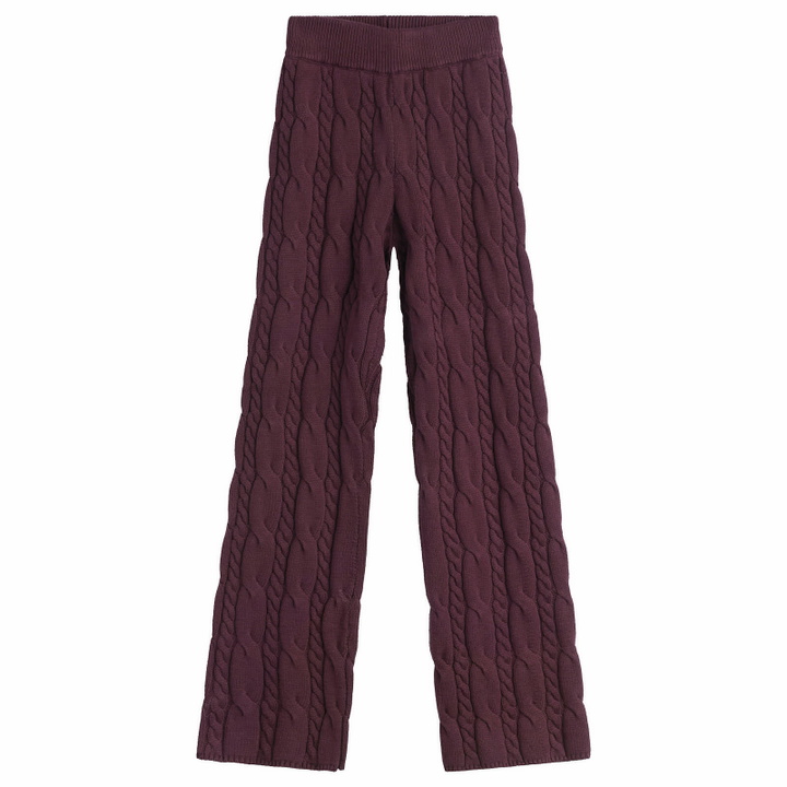Photo: 4th & Reckless Women's Jordan Trouser in Burgundy