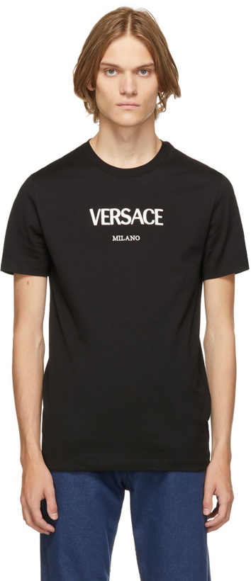Photo: Versace Black Logo T-Shirt