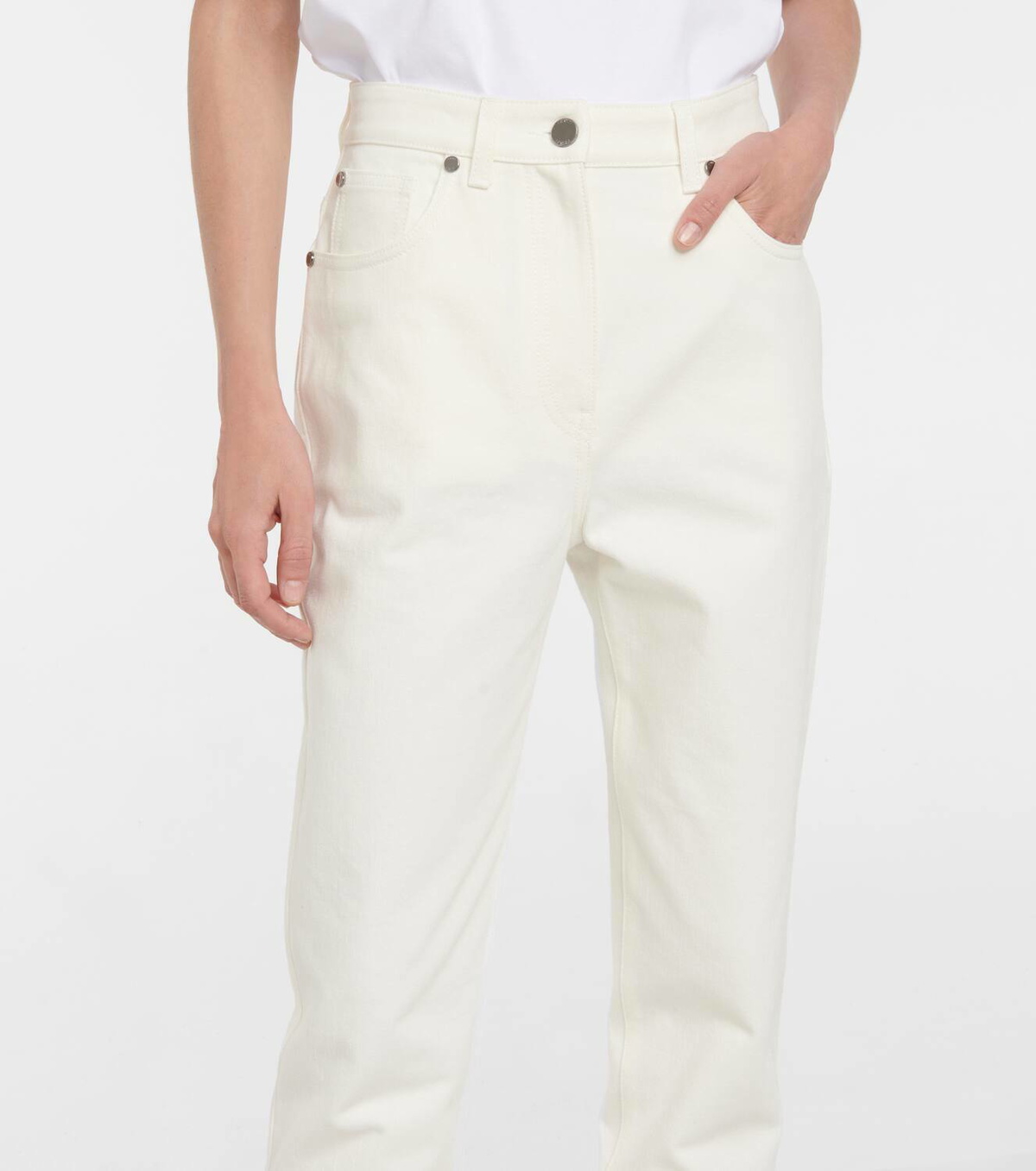 Fendi High-rise slim jeans