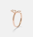 Repossi Serti Sur Vide 18kt rose gold ring with diamonds