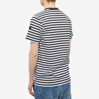 Moncler Men's Stripe T-Shirt in Dark Grey
