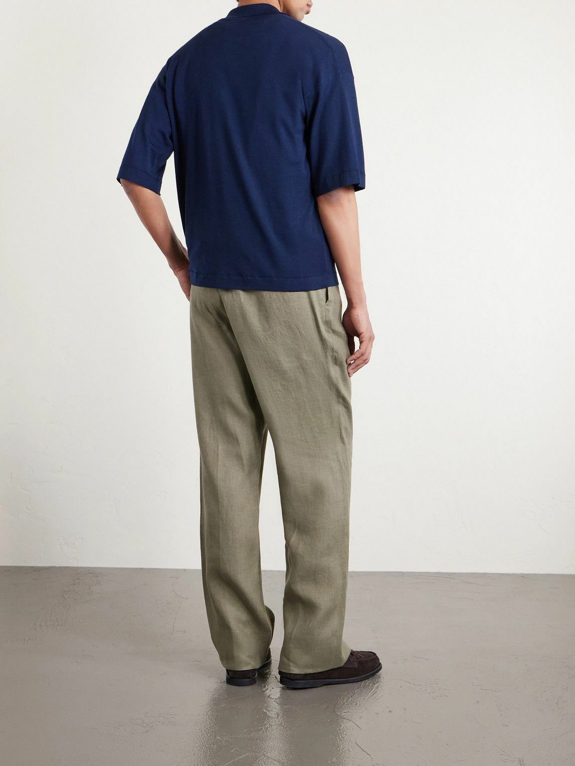 Barena - Merino Wool Shirt - Blue