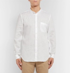 Thom Sweeney - Slim-Fit Grandad-Collar Linen Shirt - Men - White