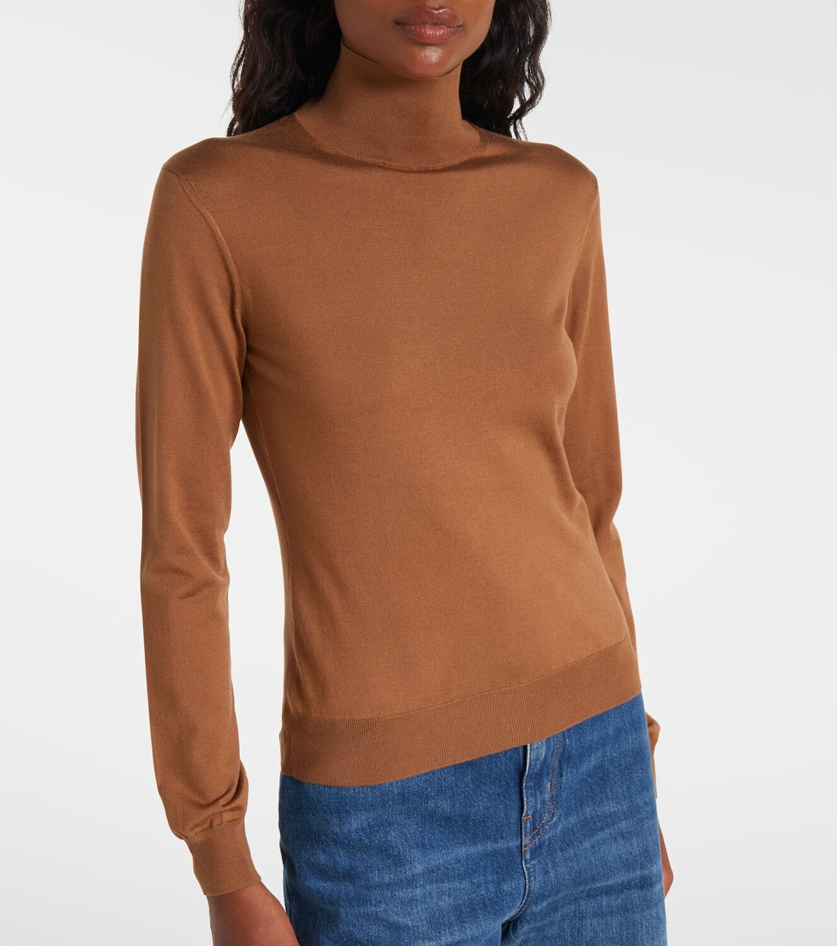 Ralph Lauren Collection Silk-blend jersey sweater