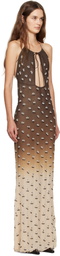 KNWLS Brown Adele Maxi Dress