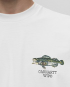 Carhartt Wip S/S Fish Tee White - Mens - Shortsleeves