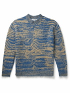 Acne Studios - Brushed Jacquard-Knit Sweater - Blue