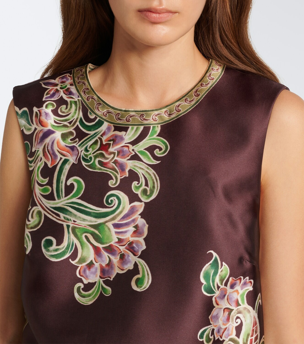 Alémais Josie floral satin top