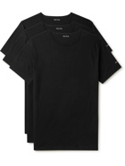 PAUL SMITH - Three-Pack Slim-Fit Cotton-Jersey T-Shirts - Black - M