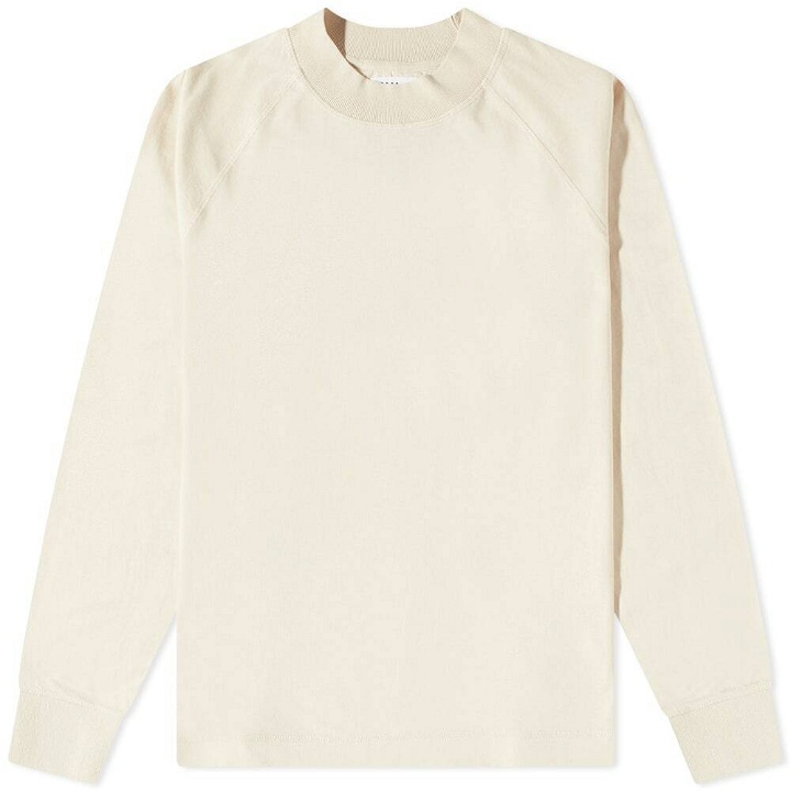 Photo: MHL by Margaret Howell Men's MHL. by Margaret Howell Raglan Crew Sweat in Off White