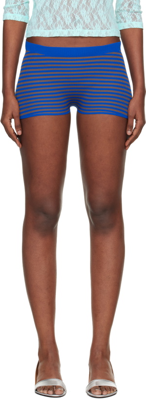 Photo: Gimaguas Blue & Brown Camu Shorts