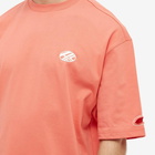 ADER Error Men's Distort Logo T-Shirt in Salmon