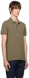 TOM FORD Brown Two-Button Polo