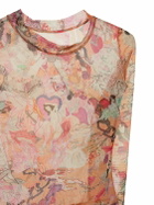 MARCO RAMBALDI Second Skin Printed Mesh Top