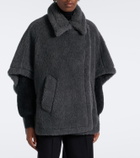 Max Mara Wool, alpaca, and silk cape
