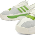 Y-3 Men's Rivalry Sneakers in Off White/Team Rave Green/Wonder Silver