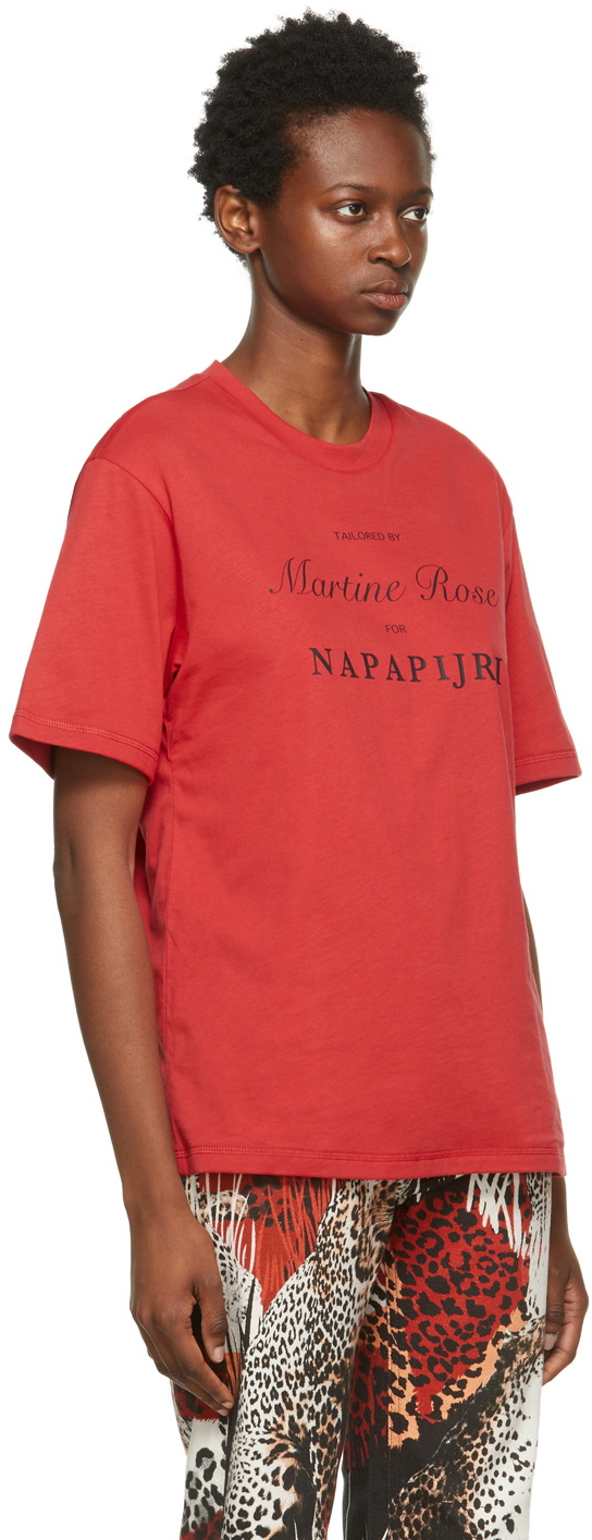 NAPA by Martine Rose Reversible Red S-Parma T-Shirt