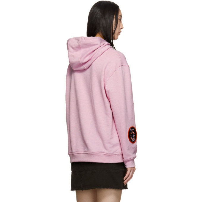 Alexander mcqueen best sale pink hoodie