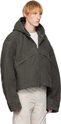 HELIOT EMIL Gray Parametrical Worker Jacket