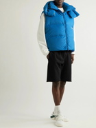 Off-White - Bounce Printed Quilted Shell Down Coat - Blue