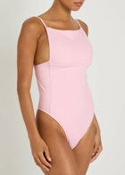 Jacquemus Le Maillot Sole Open-back Swimsuit Light Pink