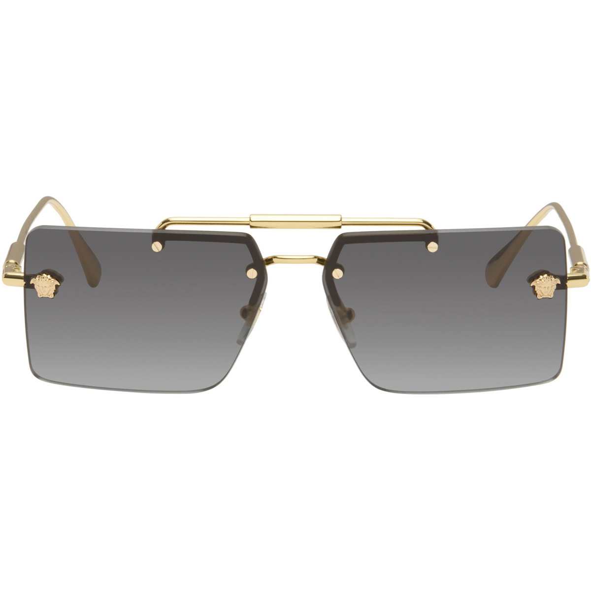 Versace Gold Medusa Sunglasses