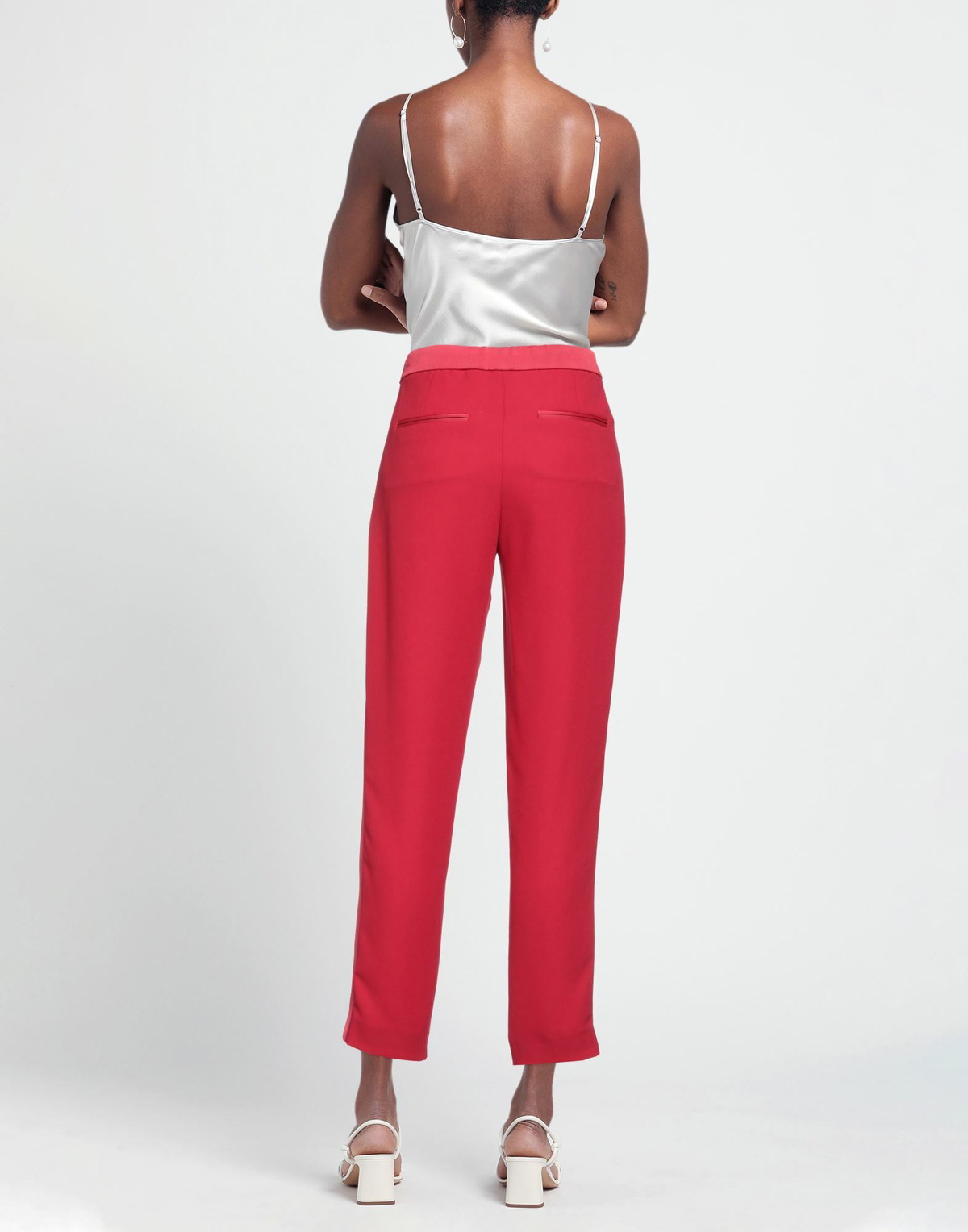 Costume National Womens Pants in Red