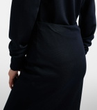 Bottega Veneta Knitted silk midi skirt