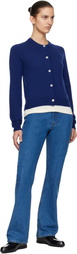 Jil Sander Blue Flared Denim Jeans