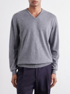 Begg & Co - Heriot Cashmere Sweater - Gray