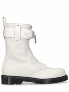 JW ANDERSON - 25mm Punk Combat Leather Ankle Boots