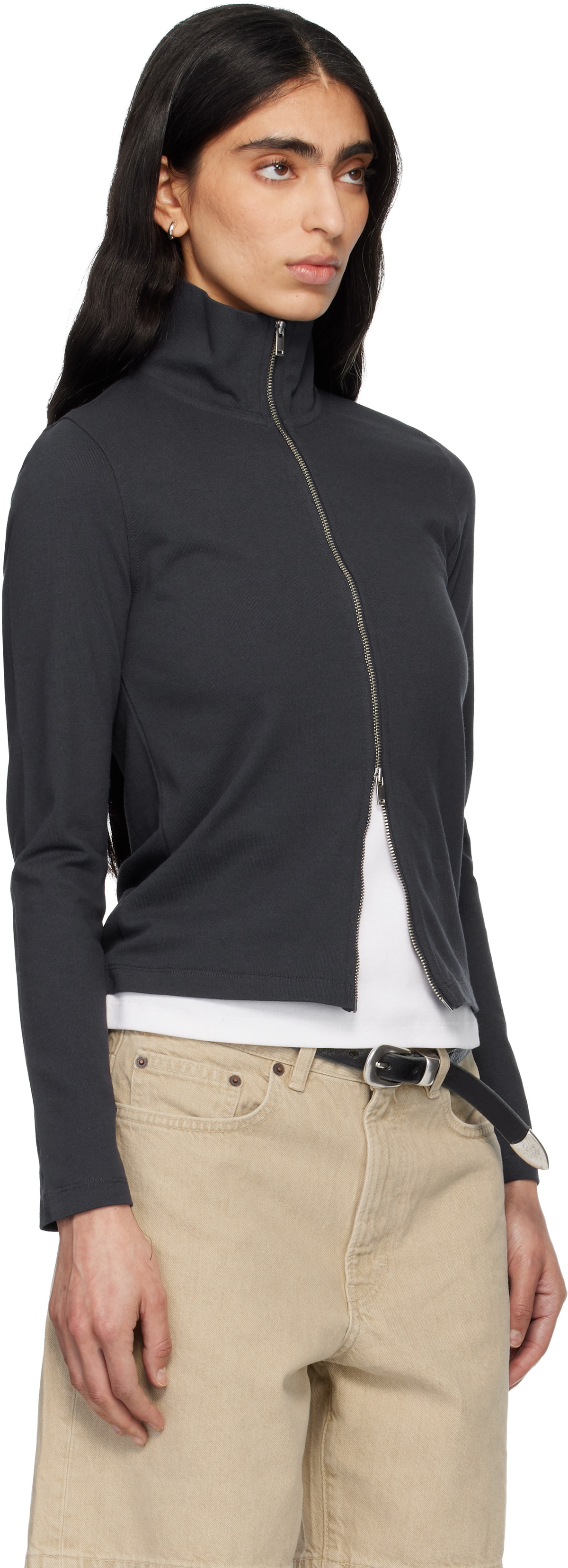 JEANERICA Navy Olive Track Jacket