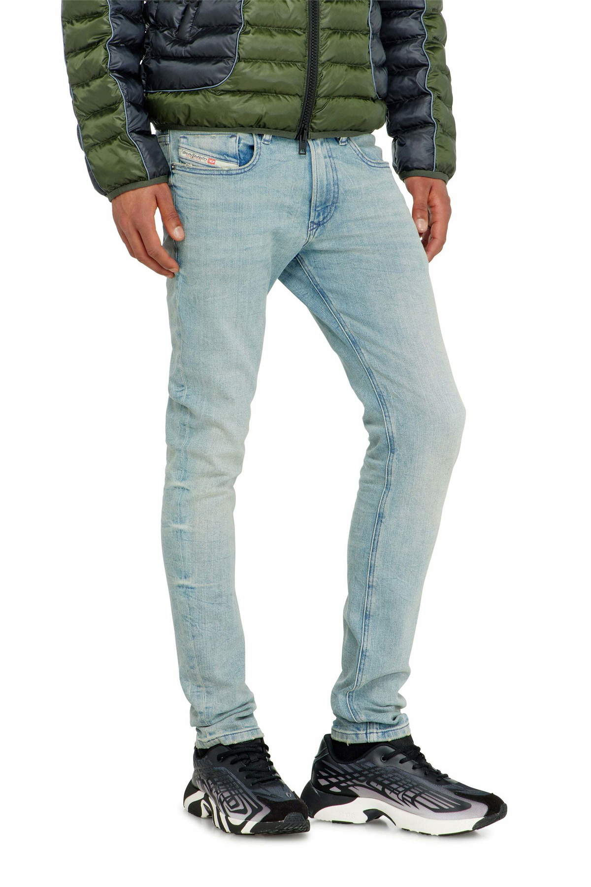 Diesel Skinny Jeans Low Waist 1979 Sleenker, Light blue, Zip fly