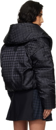 AMIRI Black MA Quad Shawl Down Jacket