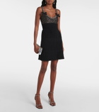 Giambattista Valli Sequined knitted wool minidress