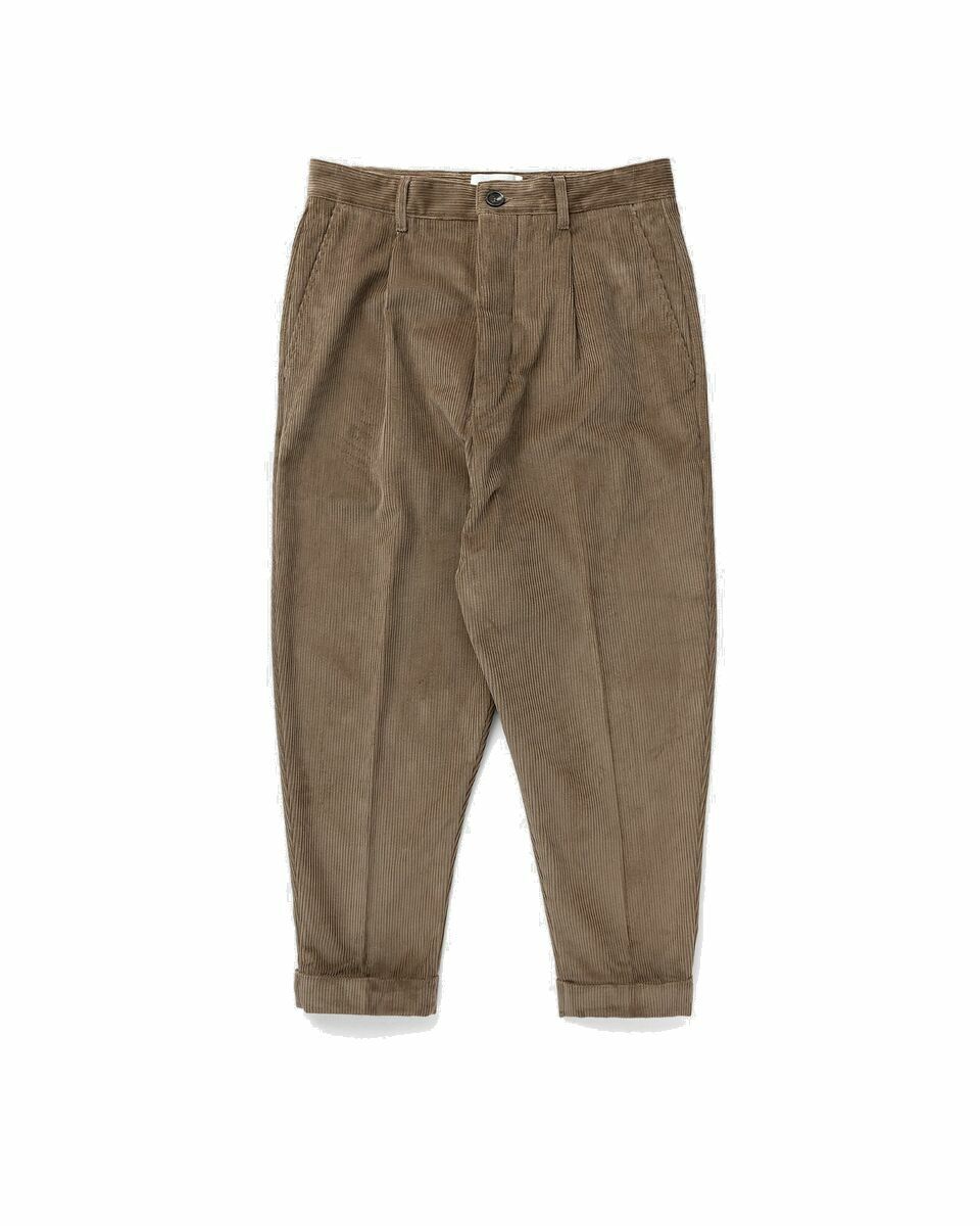 Photo: Ami Paris Carrot Oversized Trousers Beige - Mens - Casual Pants