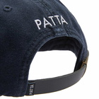 Patta Men's Washed Script P Sport Cap in Odyssey Grey