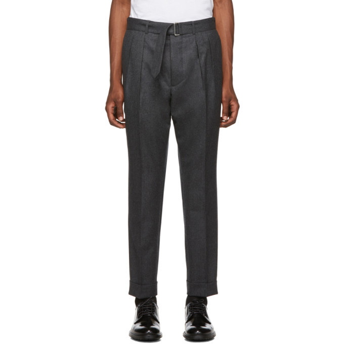 Photo: Officine Generale Grey Flannel Pierre Trousers