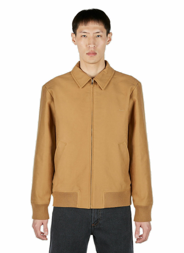Photo: A.P.C. - Classic Logo Jacket in Brown